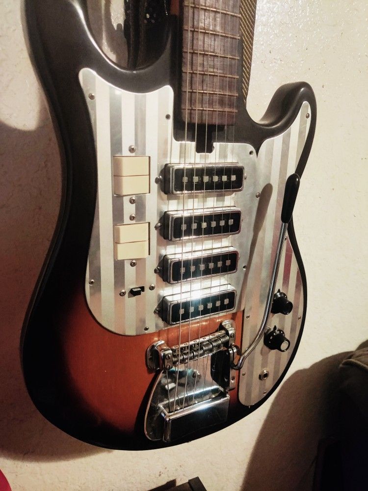 60s Tiesco WG 4L Vintage electric guitar made in Japan Japanese