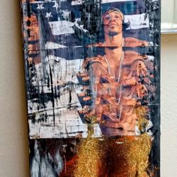 OutKast Mixed Media Painting 24" x 9.5" *50.00* Original Artwork