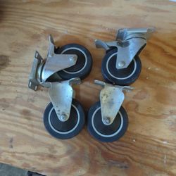 Four Casters 4 Inch diameter
