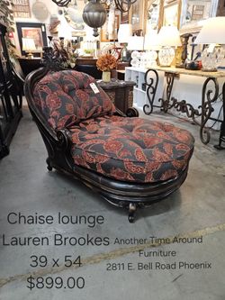 Chaise Lounge 39x54 Lauren Brooks