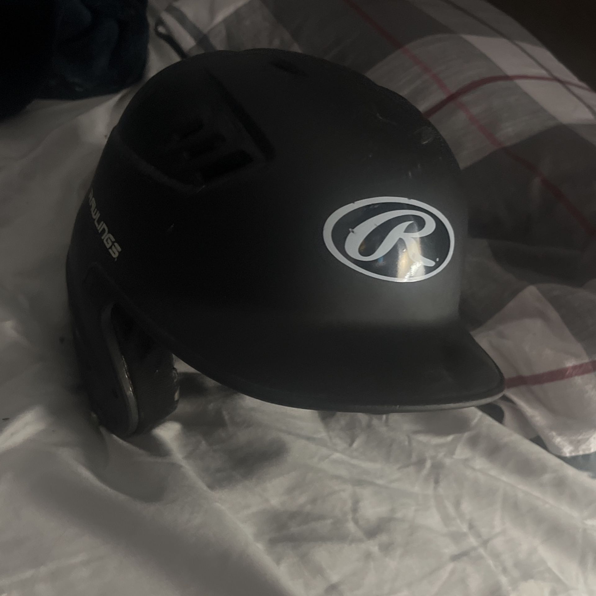 Rawlings Black Batting Helmet 
