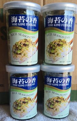 4 Bottles Nori Komi Furikake Seasoning
