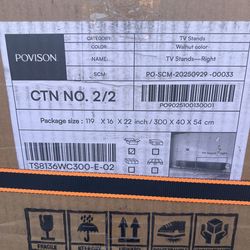 Povision mid century modern TV stand