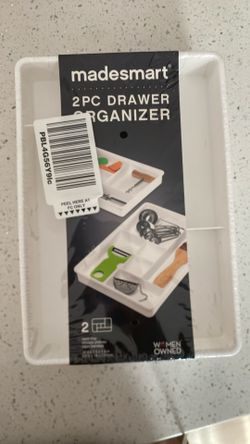 Madesmart 2pc drawer organizer 