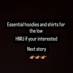 Essential Hoodies And Shirts 