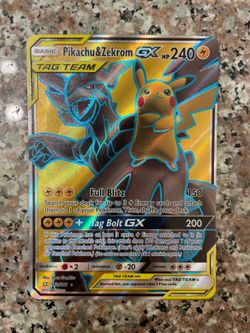 Pikachu and Zekrom SM-Team Up #162/181, Ultra Rare
