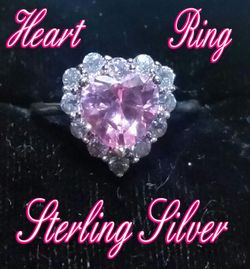 NEW 925 PINK ICE RING