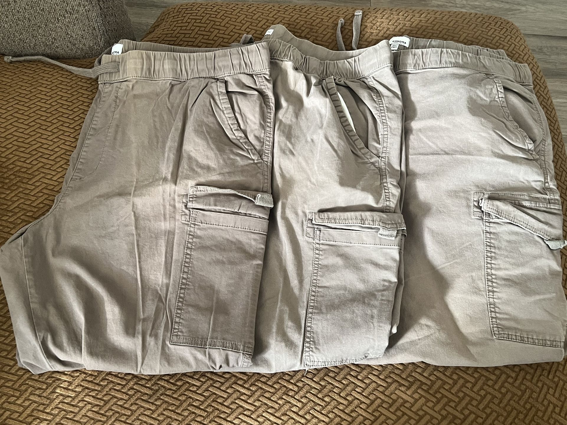 Men’s Big And Tall Pull On Sonoma Cargo Joggers 2XLT, 1 Non-Cargo