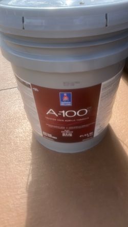 5 gallons dark brown paint