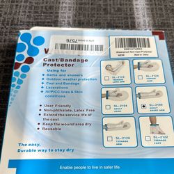 Cast bandage protector 