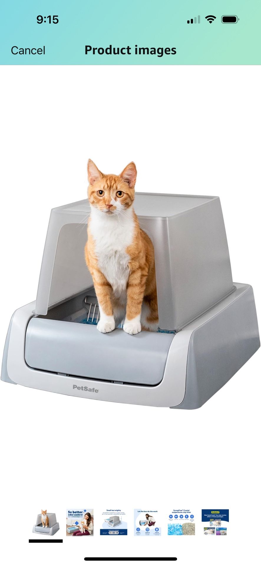 Automatic Cat Litter Box & 2 Trays