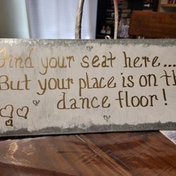 Wedding - Find Your Seat Sign