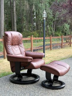 Ekornes Stressless  Chair And Ottoman