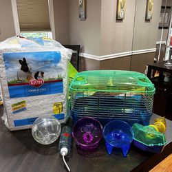 Hamster Cage and Accessories