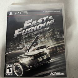 PS3 Fast And Furious Showdown 