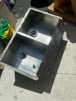 Double Stainless Steel Sink