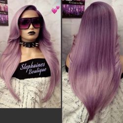 Human Hair Blended Lace Front Wig
