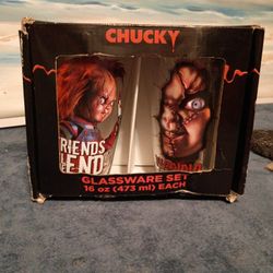 Chucky Glass Ware Set Of 2 