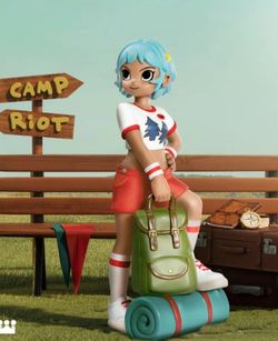 POP MART Peach Riot Rush Hour Series Figure.