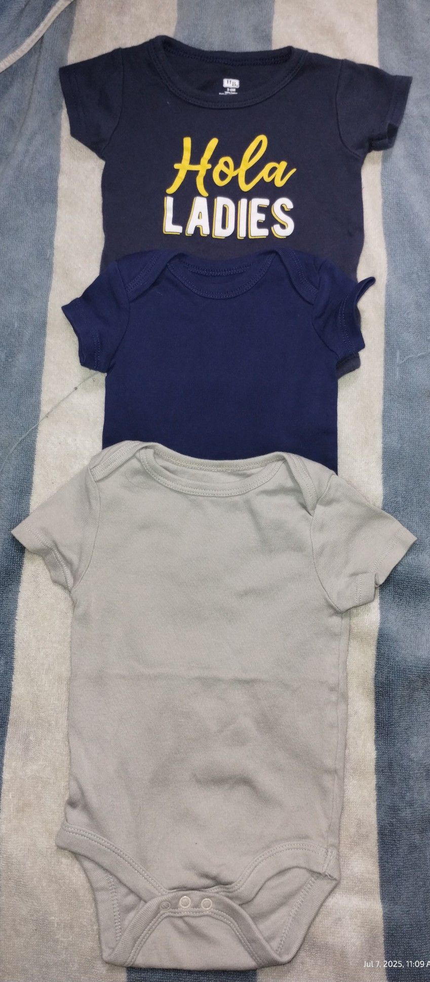 Hudson and Carter's Baby Boys Bodysuit 