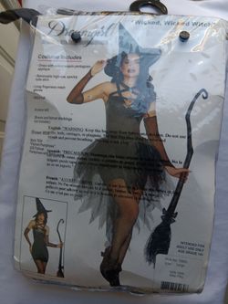 Dreamgirl Wicked Witch Costume Set – Size Large