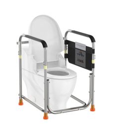 Toilet Safety Rails Medical Supplies Brand New In Box Easy Install 
