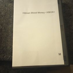 Og Xbox Hitman Blood Money 