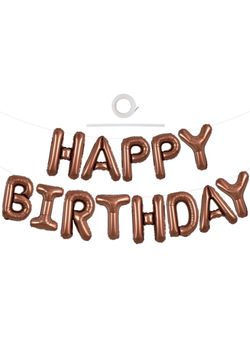 Happy Birthday Foil Balloon Letter Banner