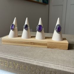 Adjustable Amethyst Rings ( firm on price ) 