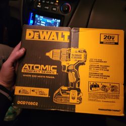 Dewalt Drill Set With 2 Batteries And a 1 Charger 