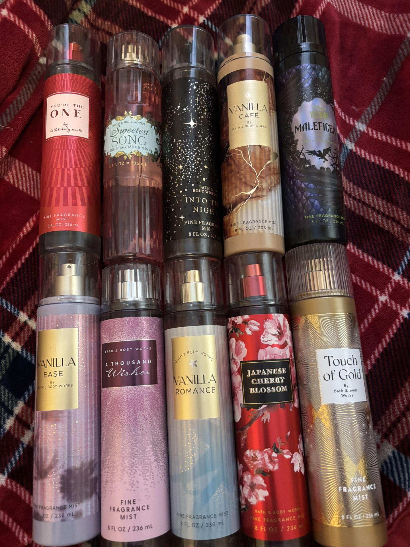 Bath & body Works spray $10 apiece or $80 for all