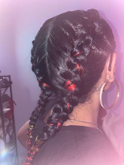 Feed in braids
