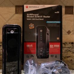 Motorola Surfboard Modem & Wi-Fi Router SBG6580