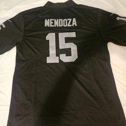 Raiders Mendoza black jerseys