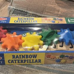 NEW Melissa & Doug Rainbow Caterpillar Gear