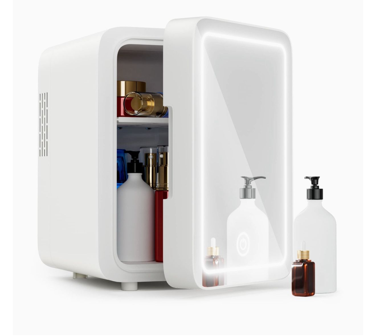 Mini Mirrored Fridge 