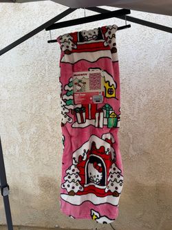 Sanrio Hello Kitty Christmas throw blanket