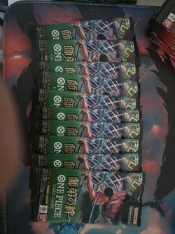 One piece tcg op12 legacy of the masters japanesse booster packs