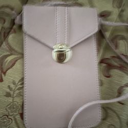 New Pink Cellphone Crossbody  Bag
