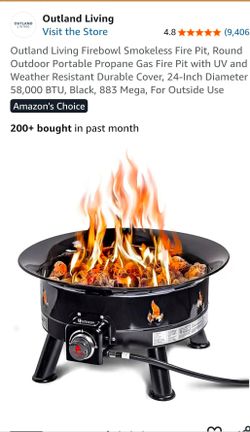 Outland firebowl propane fire pit