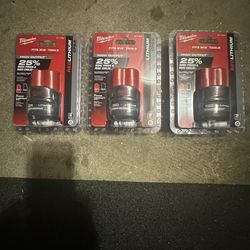 New Batteries Milwaukee M12 