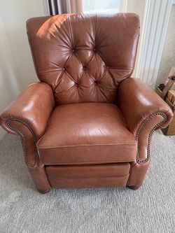 Barcalounger,  real leather recliner