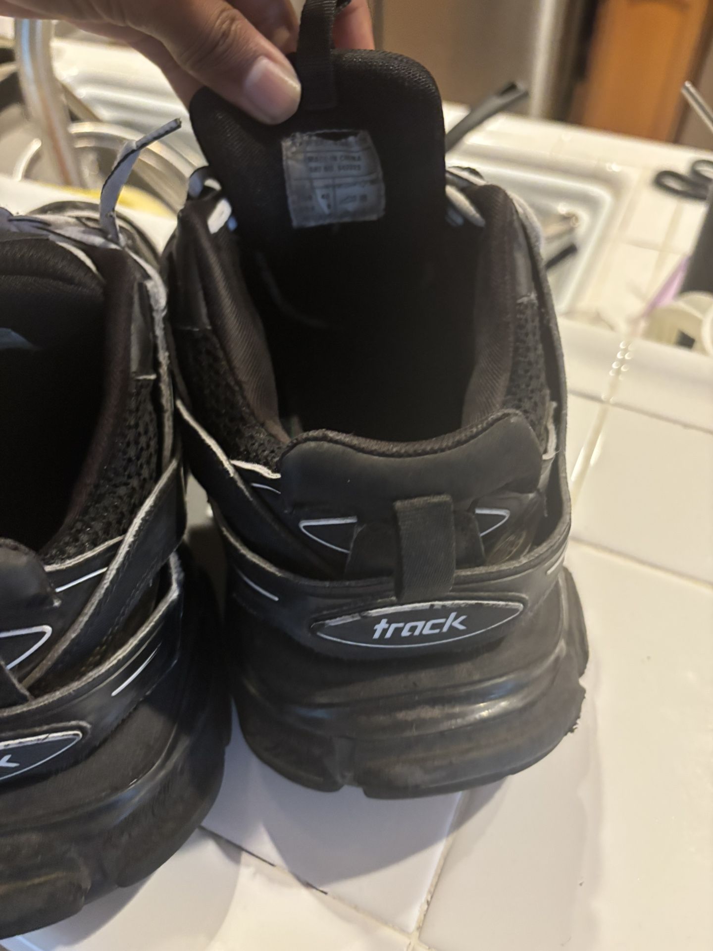 Black And White Balenciaga Tracks