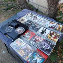18 Games, 1 Controller. All Cables. Jailbreak PS3 Playstation 3 Slim 500GB For $300! All Combo Or Trade are welcome or cash. Free Delivered