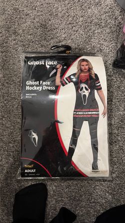 Ghost Face Hockey Dress Halloween Costume