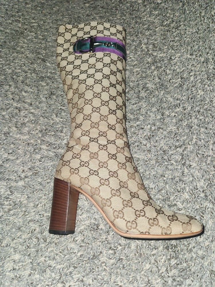 Gucci GG Knee High Boots