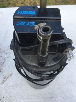 Fluval 203 aquarium filter.
