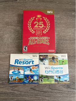 Sealed Nintendo Wii Games