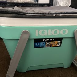 Mint Green Hard Igloo Cooler