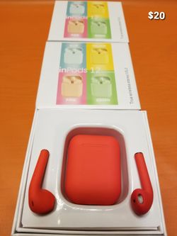 New Bluetooth/rechargeable/earpiece/ Headphones/earbuds/headset many styles i12, airpods, airpod pro and more compatible with iPhone or android Bz9